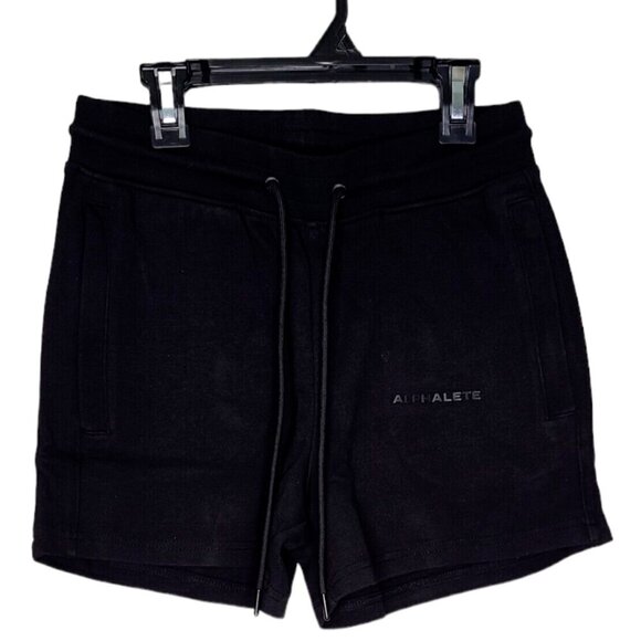 Alphalete Women's Black Essential Core Shorts Blackout Size S NWT - Picture 1 of 6